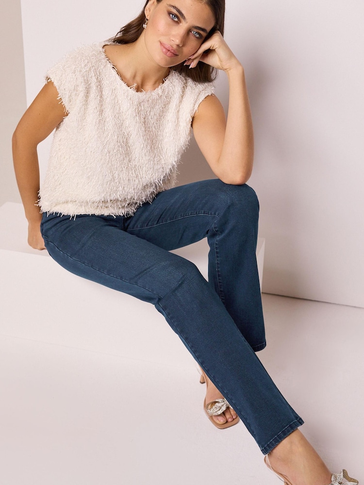 Tintenblau gewaschen​​​​​​​ - Bootcut Jeans - Bild 2 von 6