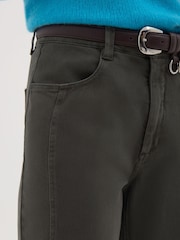 Hush Cordi Warm Twill Barrel Leg Trousers - 5的图像4｝