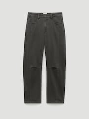 Hush Cordi Warm Twill Barrel Leg Trousers - 5的图像5｝