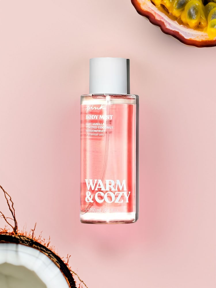 Victoria's Secret PINK Warm and Cozy Body Mist 250ml - Image 1 of 2 Victoria's Secret PINK Warm and Cozy Body Mist 250ml - Image 1 of 2