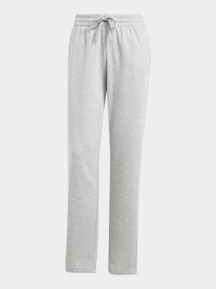 adidas Grey Small Logo Joggers - Image 6 of 6
