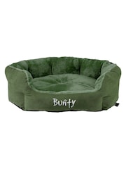 Bunty Green Polar High Sided Dog Bed - Image 1 of 4