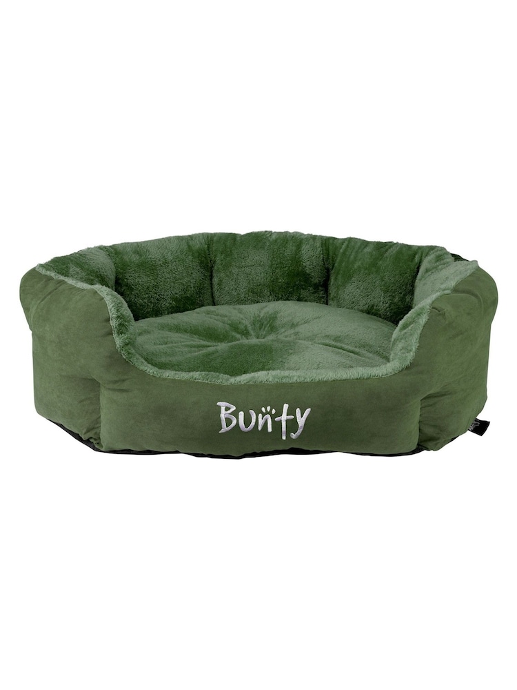 Bunty Green Polar High Sided Dog Bed - Image 1 of 4