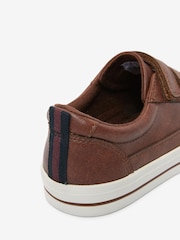 Tan Brown Standard Fit (F) Strap Touch Fastening Shoes - Image 6 of 9