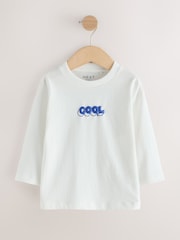 Multi Bright Slogan - Lot de t-shirts à manches longues 5 (3mois -7ans) - Image 2 de 9