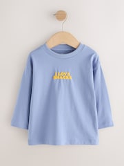 Multi Bright Slogan - Lot de t-shirts à manches longues 5 (3mois -7ans) - Image 3 de 9