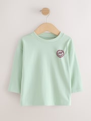 Multi Bright Slogan - Lot de t-shirts à manches longues 5 (3mois -7ans) - Image 5 de 9