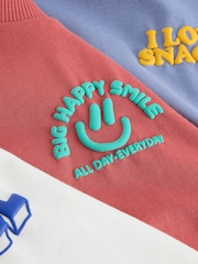Multi Bright Slogan - Lot de t-shirts à manches longues 5 (3mois -7ans) - Image 8 de 9