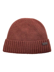 Barbour® Brown Carlton Beanie Hat - Image 1 of 1