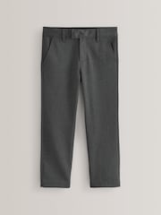 Grey Regular Waist School Formal Slim Trousers (3-17yrs) - Image 1 of 6