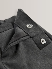 Grey Regular Waist School Formal Slim Trousers (3-17yrs) - Image 4 of 6