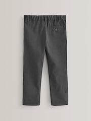 Grey Regular Waist School Formal Slim Trousers (3-17yrs) - Image 6 of 6