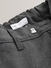 Grey Regular Waist School Formal Slim Trousers (3-17yrs) - Image 9 of 9