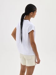 Hush White Le Soleil Cotton Tank Top - Image 3 of 6