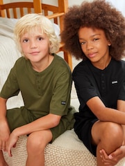 Black/Green Short Pyjamas 2 Pack (3-16yrs) - Image 2 of 7