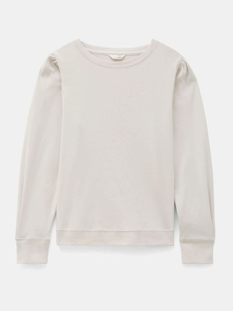 Hush Cream Emily Puff Sleeve Jersey Top - Image 5 of 5 Hush Cream Emily Puff Sleeve Jersey Top - Image 5 of 5
