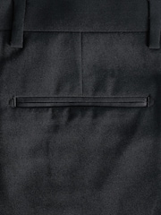 Black Skinny Fit Tuxedo Suit Trousers - Image 8 of 10