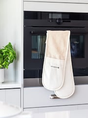 Masterclass Cream Deluxe Professional Double Oven 100% Cotton Gloves - Image 1 of 4