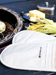 Masterclass Cream Deluxe Professional Double Oven 100% Cotton Gloves - Image 3 of 4