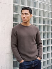 JACK & JONES Strukturierter Strickpullover - Bild 1 von 10