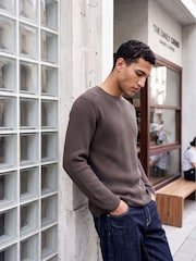 JACK & JONES Strukturierter Strickpullover - Bild 2 von 10