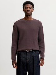 JACK & JONES Strukturierter Strickpullover - Bild 4 von 10