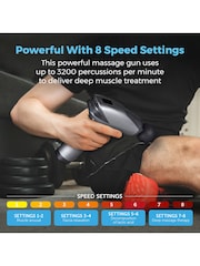 Carmen Black Percussion Massage Gun - Image 3 of 8