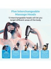 Carmen Black Percussion Massage Gun - Image 4 of 8