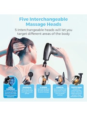 Carmen Black Percussion Massage Gun - Image 5 of 8