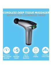 Carmen Black Percussion Massage Gun - Image 7 of 8