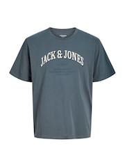 JACK & JONES Blue Logo Regular Fit T-Shirt - Image 6 of 6