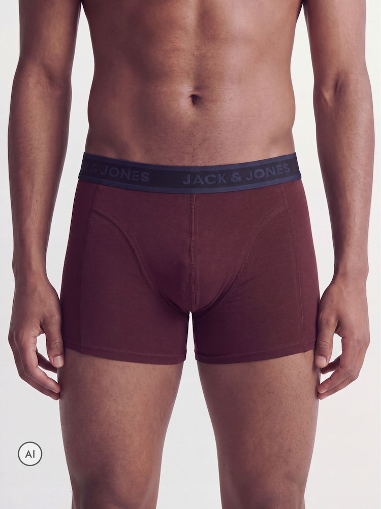 JACK & JONES Grey Boxer Shorts 5 Pack - Image 2 of 7