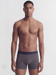JACK & JONES Grey Boxer Shorts 5 Pack - Image 3 of 7