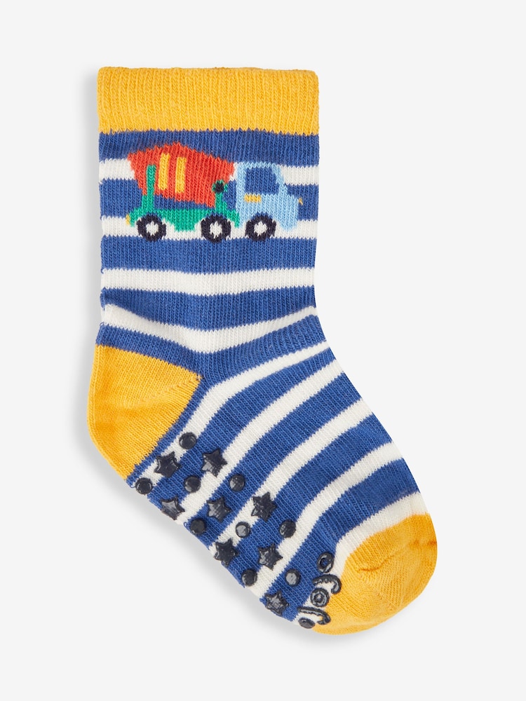 JoJo Maman Bébé Cobalt Boys' 3-Pack Transport Socks - Image 2 of 4