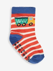JoJo Maman Bébé Cobalt Boys' 3-Pack Transport Socks - Image 4 of 4