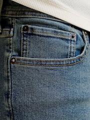 JACK & JONES Blue Tint Glenn Slim Fit Jeans - Image 7 of 8