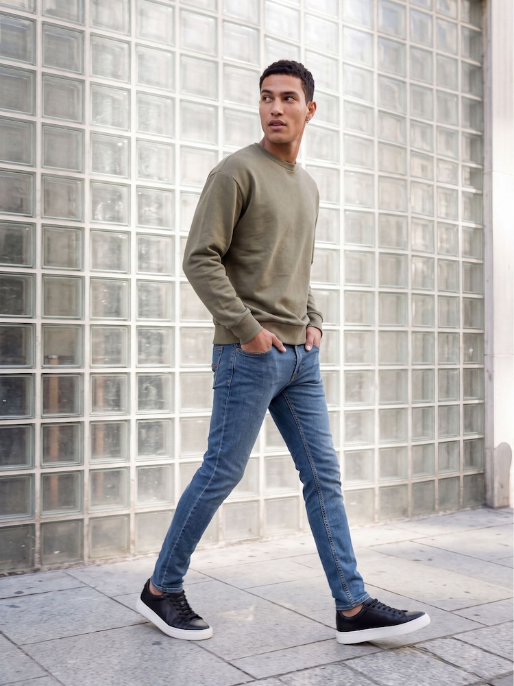 JACK & JONES Blue Tint Glenn Slim Fit Jeans - Image 8 of 8 JACK & JONES Blue Tint Glenn Slim Fit Jeans - Image 8 of 8