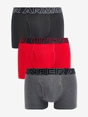 Under Armour Black Ground 100% Cotton Performance Boxers 3 Pack - Image 1 of 6