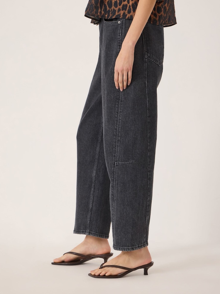 Hush Black Bronnie Tapered Leg Jeans - Image 1 of 5