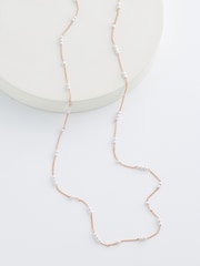 Gold Tone Recycled Metal Pearl Belly Chain - Image 4 of 5