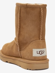 UGG Chestnut Brown Kids Classic Short Boots - Image 3 of 4
