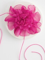 Pink Flower Corasge Choker - Image 6 of 6