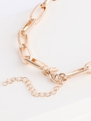 Gold Tone Chain Y Drop Necklace - Image 5 of 5