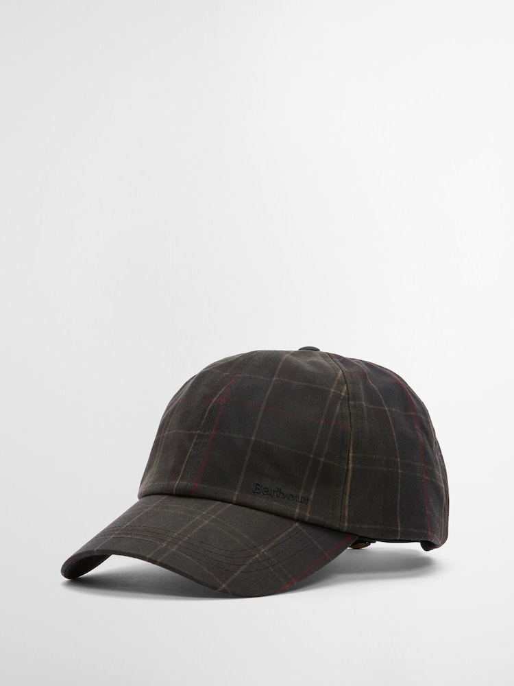 Barbour International Green Haydon Tartan Cap - Image 1 of 4