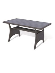Rowlinson Grey Garden Devesa Rattan Effect Corner Dining Set - Image 4 of 5