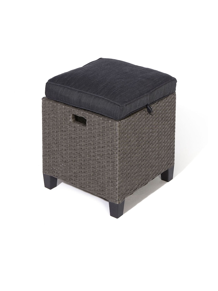 Rowlinson Grey Garden Devesa Rattan Effect Corner Dining Set - Image 5 of 5