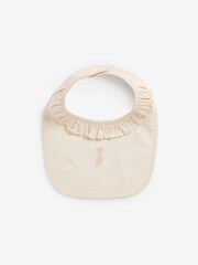 Cream Ballet Baby Bibs 2 Pack - Image 3 of 3