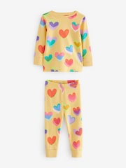 Regenbogenfarben - Langärmeliger Kuschel-Pyjama mit Druck, im 3er-Pack (9Monate–10Jahre) - Bild 4 von 8