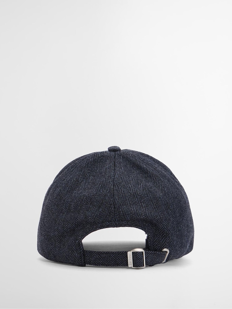 Barbour® Blue Preston Cord Cap - Image 2 of 5 Barbour® Blue Preston Cord Cap - Image 2 of 5