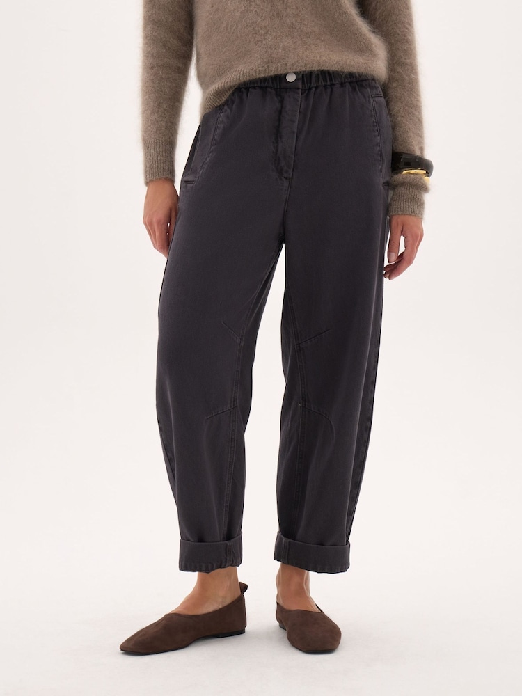 Hush Black Jack Supersoft Barrel Leg Jeans - Image 1 of 6 Hush Black Jack Supersoft Barrel Leg Jeans - Image 1 of 6